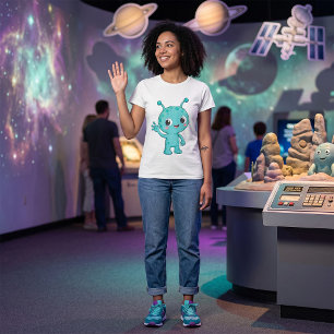 かわいい赤ちゃんエイリアンスペースモンスター Tシャツ