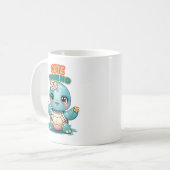 かわいい赤ちゃんカメマグカップ コーヒーマグカップ (正面左)