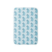 かわいい赤ちゃんクジラのバスマット バスマット (正面縦)