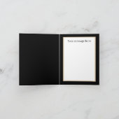 かわいい赤ちゃんシマウマを追加メッセージ カード (内部)