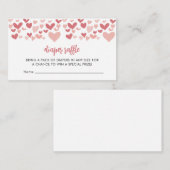 かわいい赤ちゃんシャワーおむつラッフルカード ノートカード (正面/裏面)