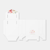 かわいい赤ちゃんシャワーが途中にある小さな野花 フェイバーボックス (折り畳みなし)