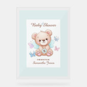 かわいい赤ちゃんシャワーのアクリルサイン アクリルサイン (正面)