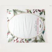 かわいい赤ちゃんシャワーの背景パネル フォトブース タペストリー (正面(横))