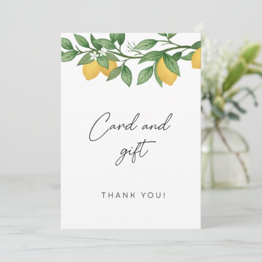 かわいい赤ちゃんシャワーカードとギフトサイン 招待状 (スタンド正面)