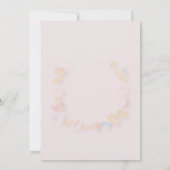 かわいい赤ちゃんシャワーカード(ベビー必需品) 招待状 (裏面)