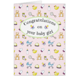 かわいい赤ちゃんシャワーパターン