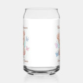 かわいい赤ちゃんシャワーパーソナライズされた ガラス缶 (右)