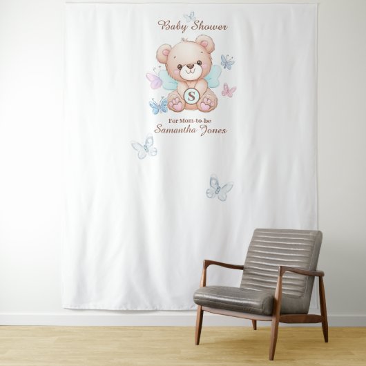 かわいい赤ちゃんシャワーパーソナライズされた タペストリー (インサイチュ)