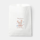 かわいい赤ちゃんシャワーパーソナライズされた フェイバーバッグ (正面)