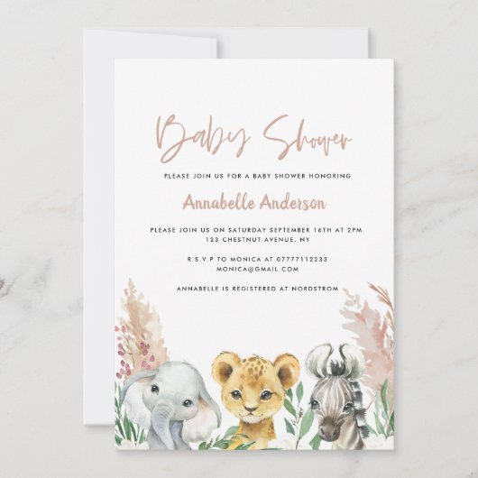 かわいい赤ちゃんシャワー動物のコビディマスク (正面)