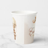 かわいい赤ちゃんシャワー男女兼用待つね 紙コップ (右)