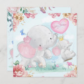 かわいい赤ちゃんシャワー シーズンカード (正面/裏面)