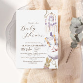 かわいい赤ちゃんシャワー| バニーベビーシャワー男女兼用 招待状