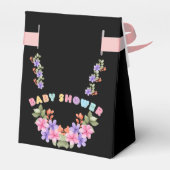 かわいい赤ちゃんシャワー フェイバーボックス (裏面サイド)