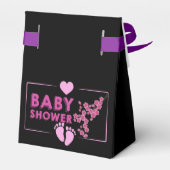 かわいい赤ちゃんシャワー フェイバーボックス (裏面サイド)