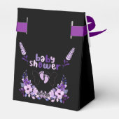 かわいい赤ちゃんシャワー フェイバーボックス (裏面サイド)