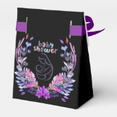 かわいい赤ちゃんシャワー フェイバーボックス (裏面サイド)