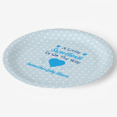 かわいい赤ちゃんシャワー ペーパープレート (アングル)