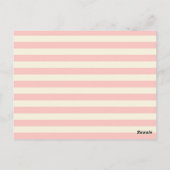 かわいい赤ちゃんシャワー ポストカード (裏面)