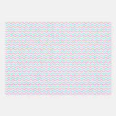 かわいい赤ちゃんシャワー/性別の表示 ラッピングペーパーシート (正面3)