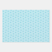 かわいい赤ちゃんシャワー/性別の表示 ラッピングペーパーシート (正面)