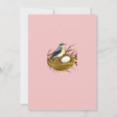 かわいい赤ちゃんシャワー 招待状 (裏面)