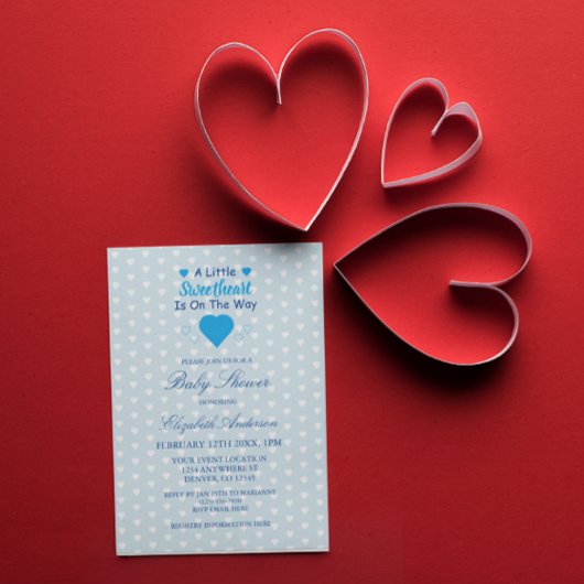 かわいい赤ちゃんシャワー 招待状