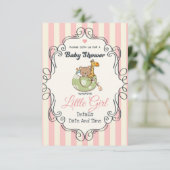かわいい赤ちゃんシャワー 招待状 (スタンド正面)