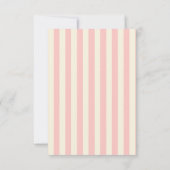 かわいい赤ちゃんシャワー 招待状 (裏面)