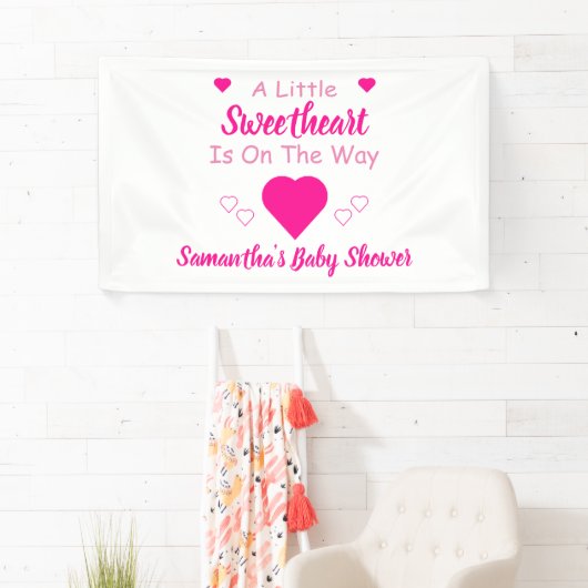 かわいい赤ちゃんシャワー 横断幕 (インサイチュ)