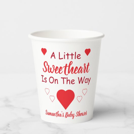 かわいい赤ちゃんシャワー 紙コップ (正面)