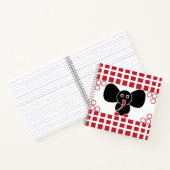 かわいい赤ちゃんゾウのイラスト ノートブック (内部)