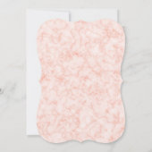 かわいい赤ちゃんゾウの女の子の1歳の誕生日パーティー 招待状 (裏面)