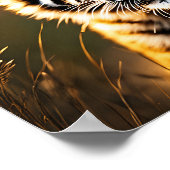 かわいい赤ちゃんトラの子 ポスター (角)