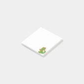 かわいい赤ちゃんドラゴンとカップ ポストイット (アングル)