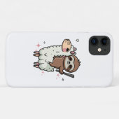 かわいい赤ちゃんナマケモノとラマ Case-Mate iPhoneケース (裏面(横))