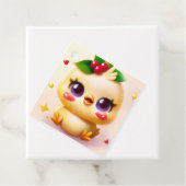 かわいい赤ちゃんニワトリとヒイラギ フェイバータグ (インサイチュ)