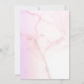 かわいい赤ちゃんフクロウ 招待状 (裏面)