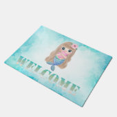 かわいい赤ちゃんマーメイド, 海 ドアマット (アングル)