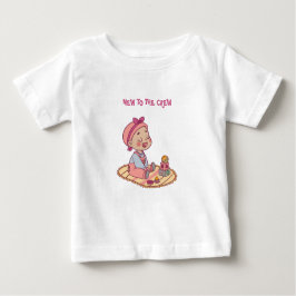 かわいい赤ちゃんモチーフ ベビーTシャツ