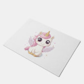 かわいい赤ちゃんユニコーン (1) ドアマット (アングル)