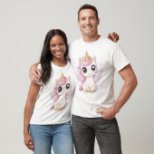 かわいい赤ちゃんユニコーン (1) Tシャツ (ユニセックス)