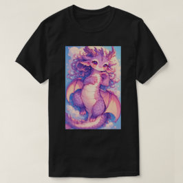 かわいい赤ちゃんレイブドラゴンアニメかわいいアート02 Tシャツ
