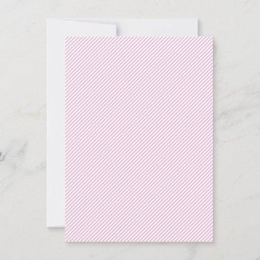 かわいい赤ちゃん動物とサファリ赤ちゃんシャワーテーマ 招待状 (裏面)