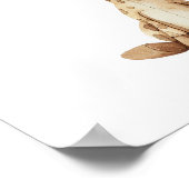 かわいい赤ちゃん動物の鹿は野生の子供部屋キッズルーム ポスター (角)