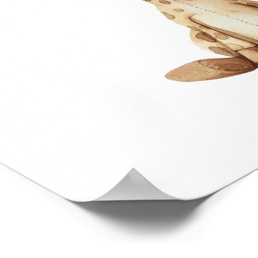 かわいい赤ちゃん動物の鹿は野生の子供部屋キッズルーム ポスター (角)