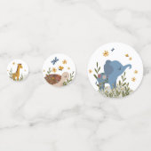 かわいい赤ちゃん動物フローラ赤ちゃんシャワー コンフェッティ (正面)