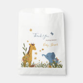 かわいい赤ちゃん動物フローラ赤ちゃんシャワー フェイバーバッグ (正面)