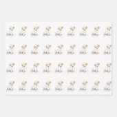 かわいい赤ちゃん動物 ラッピングペーパーシート (正面2)